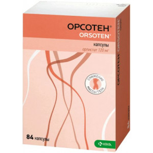 ОРСОТЕН 120МГ. №84 КАПС. /KRKA/ ОРСОТЕН 120МГ. №84 КАПС. /KRKA/