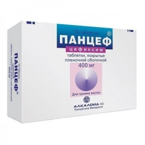 ПАНЦЕФ 400МГ. №10 ТАБ. П/П/О /АЛКАЛОИД/ ПАНЦЕФ 400МГ. №10 ТАБ. П/П/О /АЛКАЛОИД/