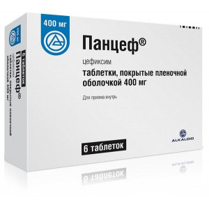 ПАНЦЕФ 400МГ. №6 ТАБ. П/П/О /АЛКАЛОИД/ ПАНЦЕФ 400МГ. №6 ТАБ. П/П/О /АЛКАЛОИД/