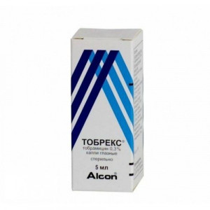 ТОБРЕКС 0,3% 5МЛ. ГЛ.КАПЛИ ФЛ./КАП. /АЛКОН/ ТОБРЕКС 0,3% 5МЛ. ГЛ.КАПЛИ ФЛ./КАП. /АЛКОН/