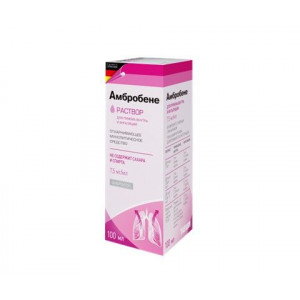 АМБРОБЕНЕ 7,5МГ/МЛ. 100МЛ. №1 Р-Р Д/ПРИЕМА ВНУТРЬ И ИНГ. ФЛ./КАП. /МЕРКЛЕ/ТЕВА/ АМБРОБЕНЕ 7,5МГ/МЛ. 100МЛ. №1 Р-Р Д/ПРИЕМА ВНУТРЬ И ИНГ. ФЛ./КАП. /МЕРКЛЕ/ТЕВА/