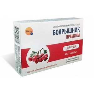 БОЯРЫШНИК ПРЕМИУМ КАЛИЙ+МАГНИЙ 350МГ. №40 КАПС. /ФАРМ-ПРО/