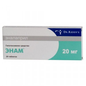 ЭНАМ 20МГ. №20 ТАБ. /Д-Р РЕДДИ/ ЭНАМ 20МГ. №20 ТАБ. /Д-Р РЕДДИ/