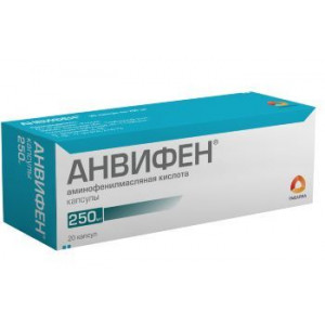 АНВИФЕН 250МГ. №20 КАПС. /РАФАРМА/ АНВИФЕН 250МГ. №20 КАПС. /РАФАРМА/