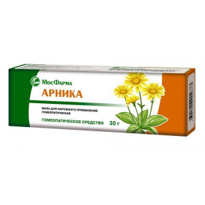 АРНИКА 30Г. №1 МАЗЬ ГОМЕОПАТ. Д/НАРУЖ.ПРИМ. ТУБА /МОСФАРМА/ АРНИКА 30Г. №1 МАЗЬ ГОМЕОПАТ. Д/НАРУЖ.ПРИМ. ТУБА /МОСФАРМА/