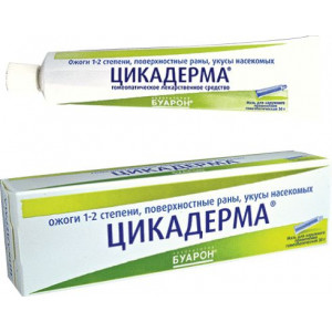 ЦИКАДЕРМА 30Г. МАЗЬ Д/НАРУЖ.ПРИМ. ГОМЕОПАТ. ТУБА ЦИКАДЕРМА 30Г. МАЗЬ Д/НАРУЖ.ПРИМ. ГОМЕОПАТ. ТУБА