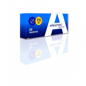АМЕЛОТЕКС 7,5МГ. №20 ТАБ. АМЕЛОТЕКС 7,5МГ. №20 ТАБ.
