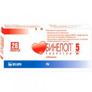 БИНЕЛОЛ 5МГ. №28 ТАБ. БИНЕЛОЛ 5МГ. №28 ТАБ.