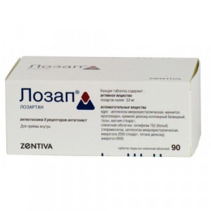 ЛОЗАП 50МГ. №90 ТАБ. П/П/О /САНОФИ/САНЕКА/ ЛОЗАП 50МГ. №90 ТАБ. П/П/О /САНОФИ/САНЕКА/
