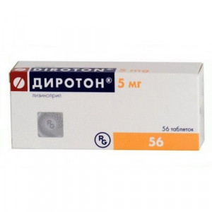 ДИРОТОН 5МГ. №56 ТАБ. /ГЕДЕОН РИХТЕР/ ДИРОТОН 5МГ. №56 ТАБ. /ГЕДЕОН РИХТЕР/