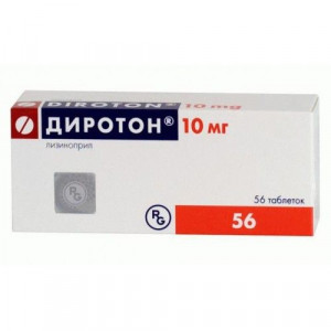 ДИРОТОН 10МГ. №56 ТАБ. /ГЕДЕОН РИХТЕР/ ДИРОТОН 10МГ. №56 ТАБ. /ГЕДЕОН РИХТЕР/
