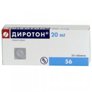 ДИРОТОН 20МГ. №56 ТАБ. /ГЕДЕОН РИХТЕР/ ДИРОТОН 20МГ. №56 ТАБ. /ГЕДЕОН РИХТЕР/