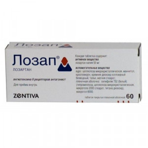 ЛОЗАП 50МГ. №60 ТАБ. П/П/О /САНОФИ/САНЕКА/ ЛОЗАП 50МГ. №60 ТАБ. П/П/О /САНОФИ/САНЕКА/