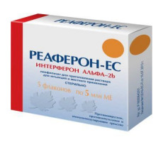 РЕАФЕРОН-ЕС СУХОЙ 5МЛН.МЕ №5 ЛИОФ. Д/Р-РА Д/ИН. И МЕСТ.ПРИМ. АМП. /ВЕКТОР-МЕДИКА/
