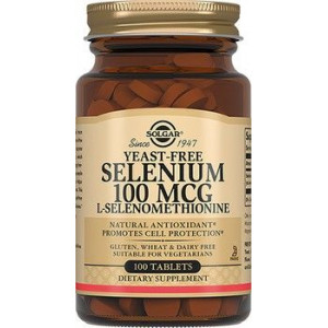 СОЛГАР СЕЛЕН 100МКГ. №100 ТАБ. [SOLGAR]