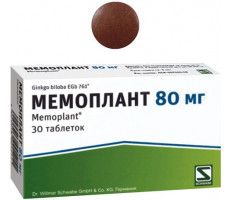 МЕМОПЛАНТ 80МГ. №30 ТАБ. П/П/О