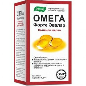 ОМЕГА ФОРТЕ 1,12Г. №30 КАПС. /ЭВАЛАР/ ОМЕГА ФОРТЕ 1,12Г. №30 КАПС. /ЭВАЛАР/