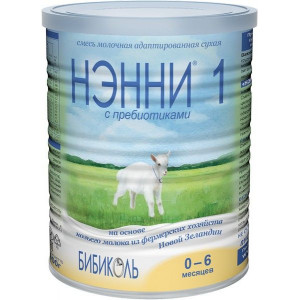 НЭННИ-1 МОЛОЧНАЯ СМЕСЬ ПРЕБИОТИКИ 400Г. 0-6МЕС. НЭННИ-1 МОЛОЧНАЯ СМЕСЬ ПРЕБИОТИКИ 400Г. 0-6МЕС.