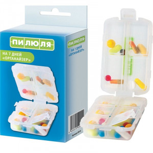 ТАБЛЕТНИЦА-КОНТЕЙНЕР ПИЛЮЛЯ 7 ДНЕЙ ОРГАНАЙЗЕР /АРТ.2015/ ТАБЛЕТНИЦА-КОНТЕЙНЕР ПИЛЮЛЯ 7 ДНЕЙ ОРГАНАЙЗЕР /АРТ.2015/