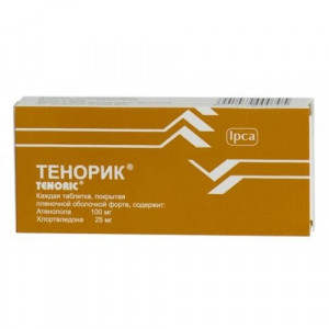 ТЕНОРИК 100МГ.+25МГ. №28 ТАБ. П/П/О ТЕНОРИК 100МГ.+25МГ. №28 ТАБ. П/П/О