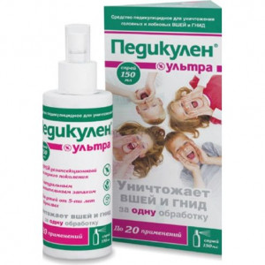 ПЕДИКУЛЕН УЛЬТРА СПРЕЙ СРЕДСТВО ПЕДИКУЛИЦ. 150МЛ. ПЕДИКУЛЕН УЛЬТРА СПРЕЙ СРЕДСТВО ПЕДИКУЛИЦ. 150МЛ.