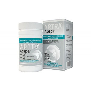АРТРА 500МГ.+500МГ. №120 ТАБ. П/П/О АРТРА 500МГ.+500МГ. №120 ТАБ. П/П/О