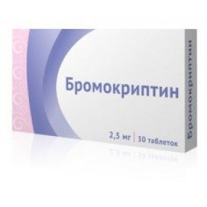 БРОМОКРИПТИН 2,5МГ. №30 ТАБ. /ОЗОН/ БРОМОКРИПТИН 2,5МГ. №30 ТАБ. /ОЗОН/