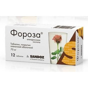 ФОРОЗА 70МГ. №12 ТАБ. П/П/О /ЛЕК/ ФОРОЗА 70МГ. №12 ТАБ. П/П/О /ЛЕК/