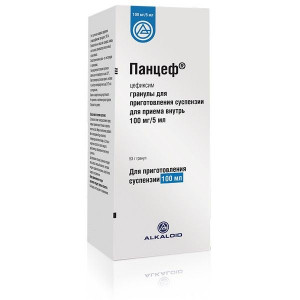 ПАНЦЕФ 100МГ/5МЛ. 53Г. 100МЛ. ГРАН. Д/СУСП. Д/ПРИЕМА ВНУТРЬ ФЛ. /АЛКАЛОИД/ ПАНЦЕФ 100МГ/5МЛ. 53Г. 100МЛ. ГРАН. Д/СУСП. Д/ПРИЕМА ВНУТРЬ ФЛ. /АЛКАЛОИД/