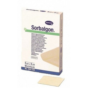 ХАРТМАНН СОРБАЛГОН ПОВЯЗКА СТЕР. 5Х5 №10 /АРТ.9995985/ [SORBALGON]