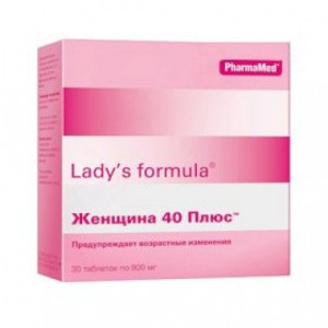 ЛЕДИ-С ФОРМУЛА ЖЕНЩИНА 40 ПЛЮС 900МГ. №30 ТАБ. ЛЕДИ-С ФОРМУЛА ЖЕНЩИНА 40 ПЛЮС 900МГ. №30 ТАБ.