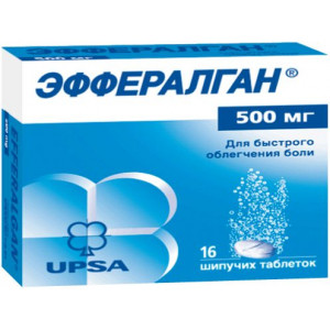 ЭФФЕРАЛГАН 500МГ. №16 ШИП.ТАБ. ЭФФЕРАЛГАН 500МГ. №16 ШИП.ТАБ.