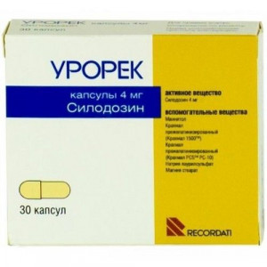 УРОРЕК 4МГ. №30 КАПС. УРОРЕК 4МГ. №30 КАПС.