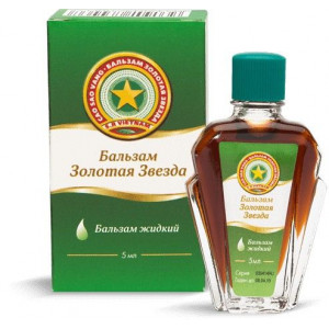 ЗОЛОТАЯ ЗВЕЗДА БАЛЬЗАМ 5МЛ. №1 Р-Р Д/НАРУЖ.ПРИМ. ФЛ. ЗОЛОТАЯ ЗВЕЗДА БАЛЬЗАМ 5МЛ. №1 Р-Р Д/НАРУЖ.ПРИМ. ФЛ.