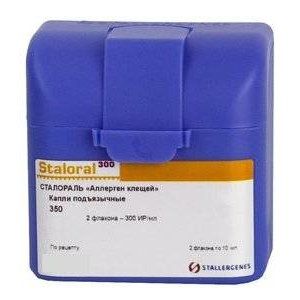 СТАЛОРАЛЬ АЛЛЕРГЕН КЛЕЩЕЙ 10ИР/МЛ. 10МЛ. №1 + 300ИР/МЛ. 10МЛ. №2 ФЛ. КАПЛИ ПОДЪЯЗЫЧ. НАЧ.КУРС СТАЛОРАЛЬ АЛЛЕРГЕН КЛЕЩЕЙ 10ИР/МЛ. 10МЛ. №1 + 300ИР/МЛ. 10МЛ. №2 ФЛ. КАПЛИ ПОДЪЯЗЫЧ. НАЧ.КУРС
