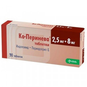 КО-ПЕРИНЕВА 2,5МГ.+8МГ. №90 ТАБ. /KRKA/ КО-ПЕРИНЕВА 2,5МГ.+8МГ. №90 ТАБ. /KRKA/