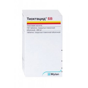 ТИОКТАЦИД БВ 600МГ. №100 ТАБ. П/П/О /МЕДА ФАРМА/ ТИОКТАЦИД БВ 600МГ. №100 ТАБ. П/П/О /МЕДА ФАРМА/
