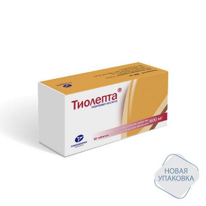 ТИОЛЕПТА 600МГ. №60 ТАБ. П/О /КАНОНФАРМА/ ТИОЛЕПТА 600МГ. №60 ТАБ. П/О /КАНОНФАРМА/