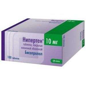 НИПЕРТЕН 10МГ. №100 ТАБ. П/П/О /KRKA/ НИПЕРТЕН 10МГ. №100 ТАБ. П/П/О /KRKA/