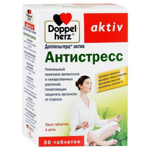 ДОППЕЛЬГЕРЦ АКТИВ А/СТРЕСС 375МГ. №30 ТАБ. ДОППЕЛЬГЕРЦ АКТИВ А/СТРЕСС 375МГ. №30 ТАБ.
