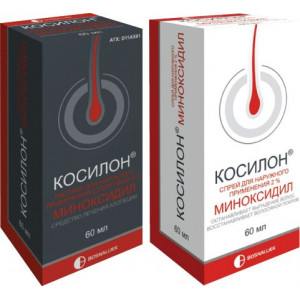 КОСИЛОН 5% 60МЛ. СПРЕЙ Д/НАРУЖ.ПРИМ. ФЛ. КОСИЛОН 5% 60МЛ. СПРЕЙ Д/НАРУЖ.ПРИМ. ФЛ.