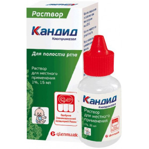КАНДИД 1% 15МЛ. №1 Р-Р Д/МЕСТ.ПРИМ. ФЛ./КАП. /ГЛЕНМАРК/ КАНДИД 1% 15МЛ. №1 Р-Р Д/МЕСТ.ПРИМ. ФЛ./КАП. /ГЛЕНМАРК/