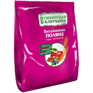 СИБИРСКАЯ КЛЕТЧАТКА ВИТАМИННАЯ ПОЛЯНА 300Г. ПАК. СИБИРСКАЯ КЛЕТЧАТКА ВИТАМИННАЯ ПОЛЯНА 300Г. ПАК.