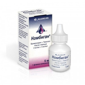 КОМБИГАН 2МГ+5МГ/МЛ. 5МЛ. №1 КАПЛИ ФЛ. КОМБИГАН 2МГ+5МГ/МЛ. 5МЛ. №1 КАПЛИ ФЛ.