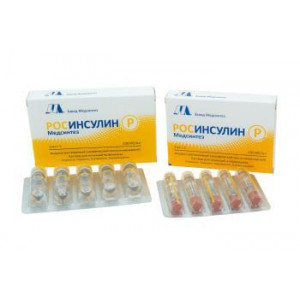 РОСИНСУЛИН Р 100МЕ/МЛ. 3МЛ. №5 Р-Р Д/ИН. КАРТРИДЖИ /МЕДСИНТЕЗ/ РОСИНСУЛИН Р 100МЕ/МЛ. 3МЛ. №5 Р-Р Д/ИН. КАРТРИДЖИ /МЕДСИНТЕЗ/