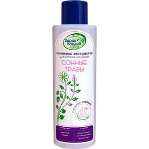 СТРАНА ЗДРАВЛАНДИЯ КОМПЛЕКС ЭКСТРАКТОВ СОННЫЕ ТРАВЫ МАСЛО ЛАВАНДЫ+РОМАШКА 0+ 250МЛ. Д/КУПАНИЯ МАЛЫШЕЙ СТРАНА ЗДРАВЛАНДИЯ КОМПЛЕКС ЭКСТРАКТОВ СОННЫЕ ТРАВЫ МАСЛО ЛАВАНДЫ+РОМАШКА 0+ 250МЛ. Д/КУПАНИЯ МАЛЫШЕЙ