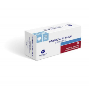 РОЗУВАСТАТИН КАНОН 20МГ. №28 ТАБ. П/П/О /КАНОНФАРМА/ РОЗУВАСТАТИН КАНОН 20МГ. №28 ТАБ. П/П/О /КАНОНФАРМА/
