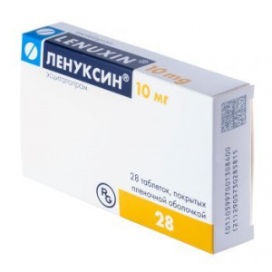 ЛЕНУКСИН 10МГ. №28 ТАБ. П/П/О ЛЕНУКСИН 10МГ. №28 ТАБ. П/П/О