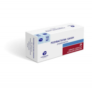 РОЗУВАСТАТИН КАНОН 10МГ. №28 ТАБ. П/П/О /КАНОНФАРМА/ РОЗУВАСТАТИН КАНОН 10МГ. №28 ТАБ. П/П/О /КАНОНФАРМА/