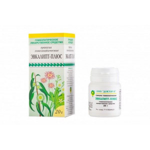 ДОКТОР Н ЭВКАЛИПТ-ПЛЮС 20Г. №1 ГРАН.ГОМЕОПАТ. ФЛ. ДОКТОР Н ЭВКАЛИПТ-ПЛЮС 20Г. №1 ГРАН.ГОМЕОПАТ. ФЛ.